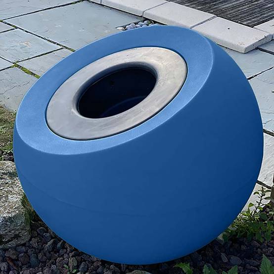 Plast'Up Rotomoulage - Pot de fleurs sphérique xxl dolce vita 300l-lot de 2 - Image 3