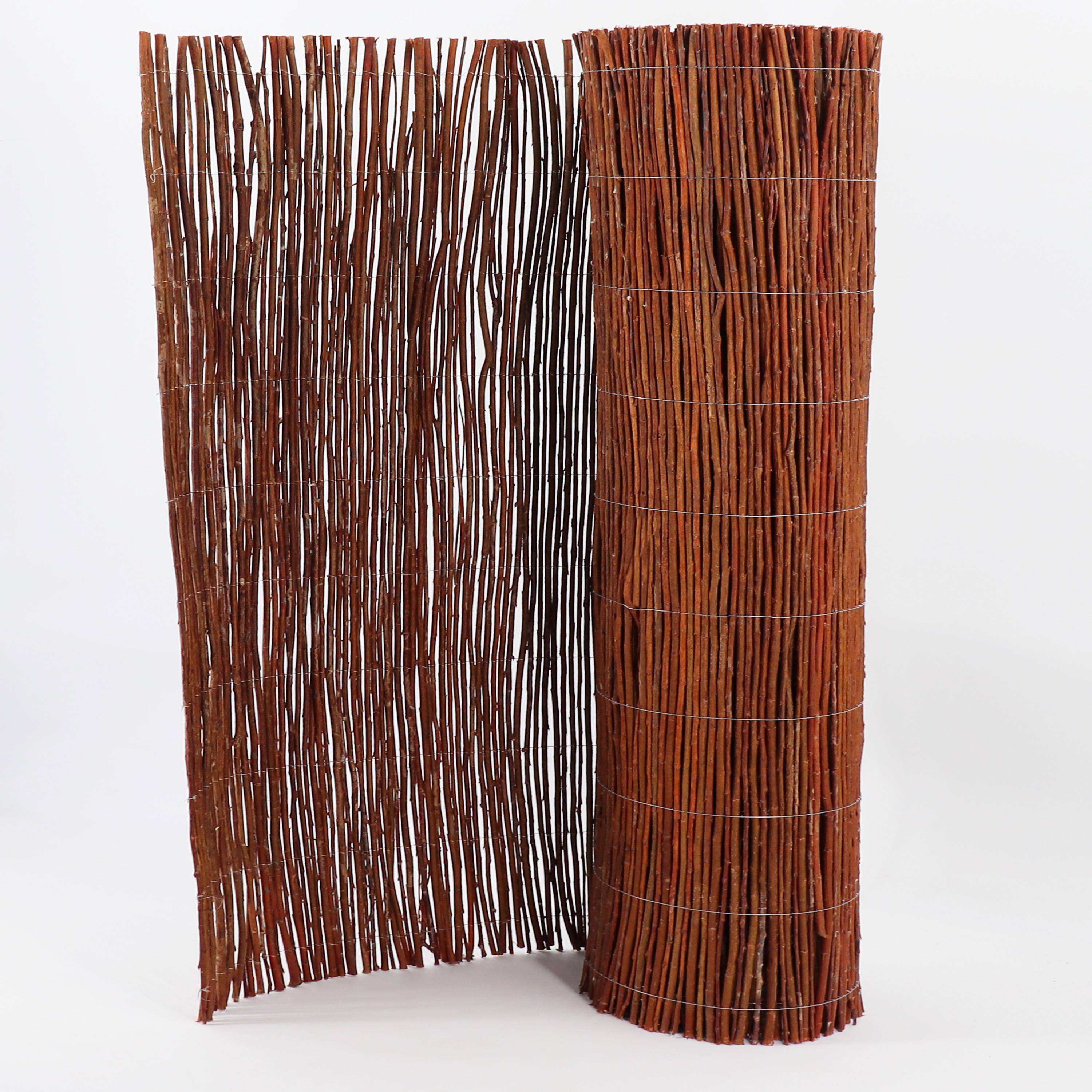 Clôture en osier Aquagart 25m x 80cm I Brise-vue en osier I Brise-vue naturel pour jardins, balcons et terrasses - Image 3