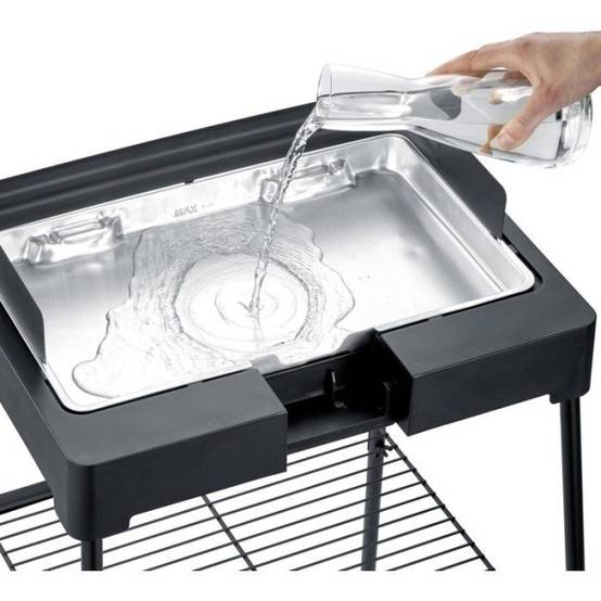 Severin - Barbecue Sur Pieds Pg8566 -2200 W -grille Inox 44,5 X 26 Cm-thermostat-noir - Severin - Image 6