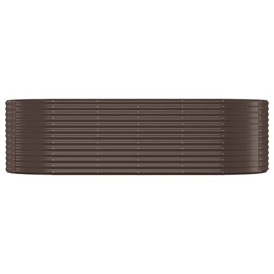ComfortXL - Grand carré potager haut acier galvanisé Marron 249x100x68 cm – ComfortXL Outdoor Living - Image 3