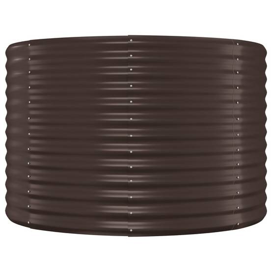 ComfortXL - Grand carré potager haut acier galvanisé Marron 249x100x68 cm – ComfortXL Outdoor Living - Image 4