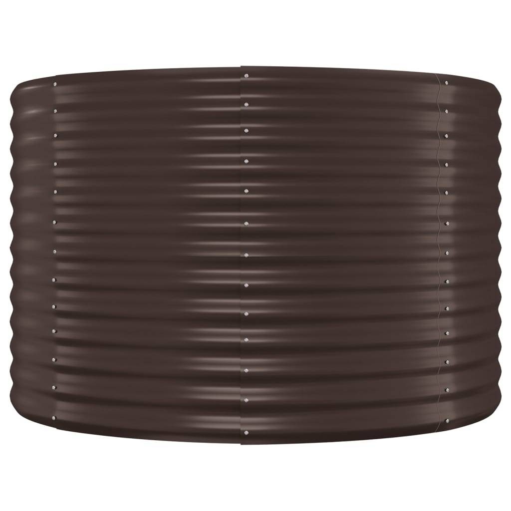 ComfortXL - Grand carré potager haut acier galvanisé Marron 249x100x68 cm – ComfortXL Outdoor Living - Image 4