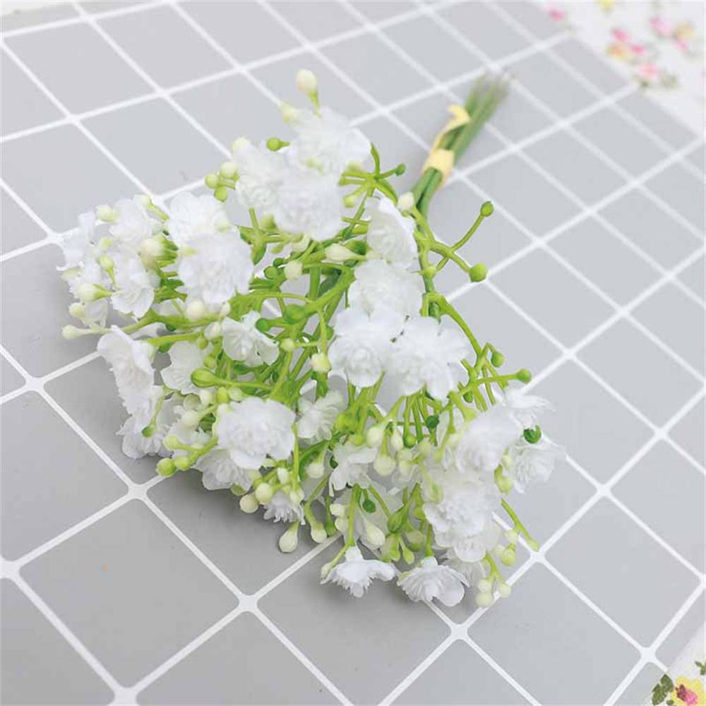 Bouquet de Gypsophile Artificielle Blanc - Lot de 12 Tiges - Décoration Élégante Sans Entretien - Lytech - Image 5