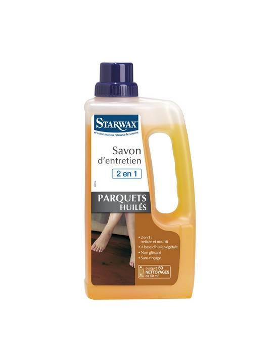 Savon entretien parquets huilés (1 litre) | Starwax - Image 1