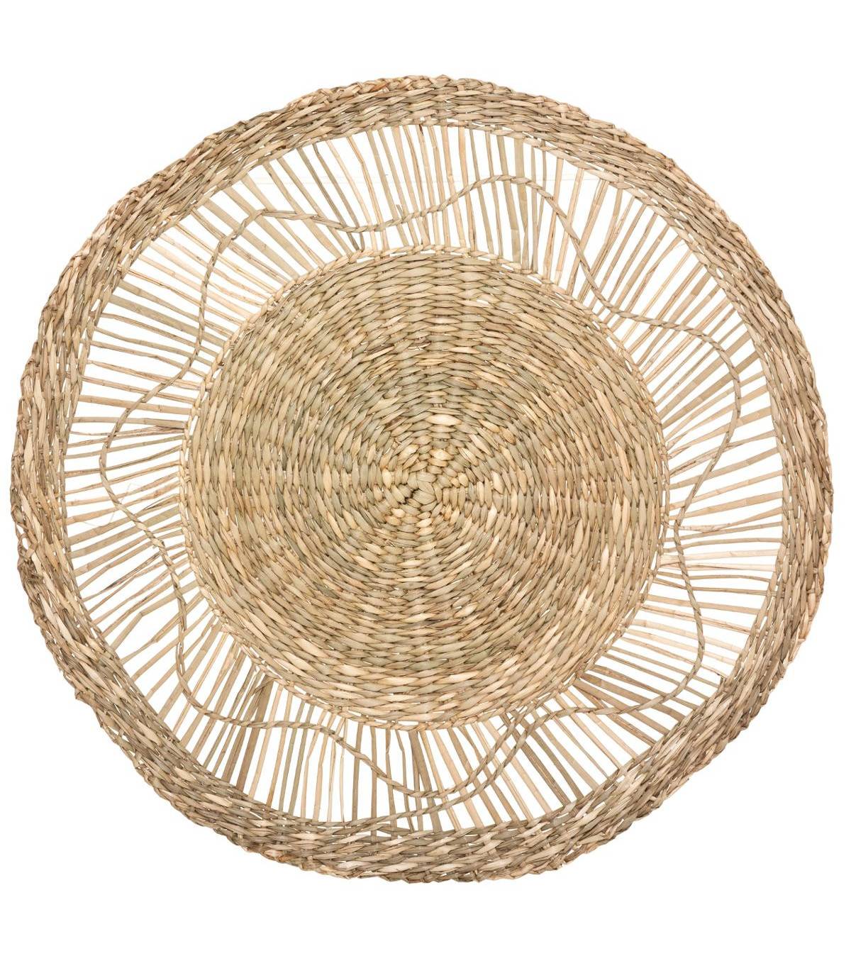 Set de 3 Décorations murales en Seagrass D 38 - 28 et 18 cm - Image 2