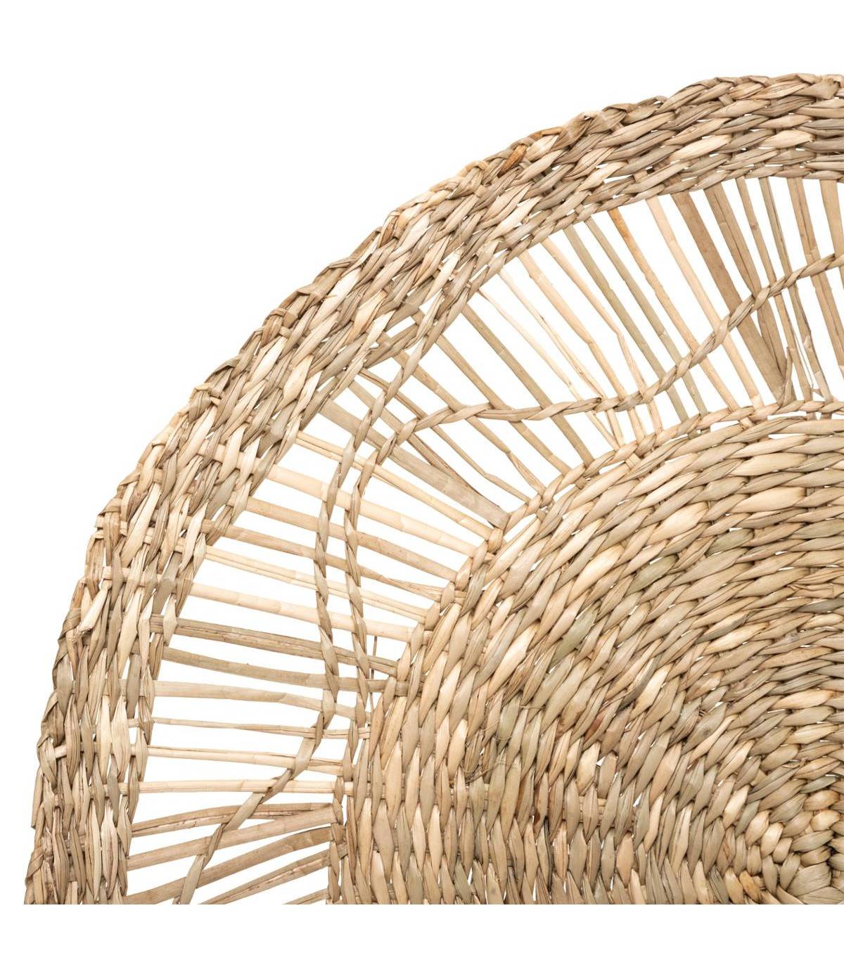 Set de 3 Décorations murales en Seagrass D 38 - 28 et 18 cm - Image 5