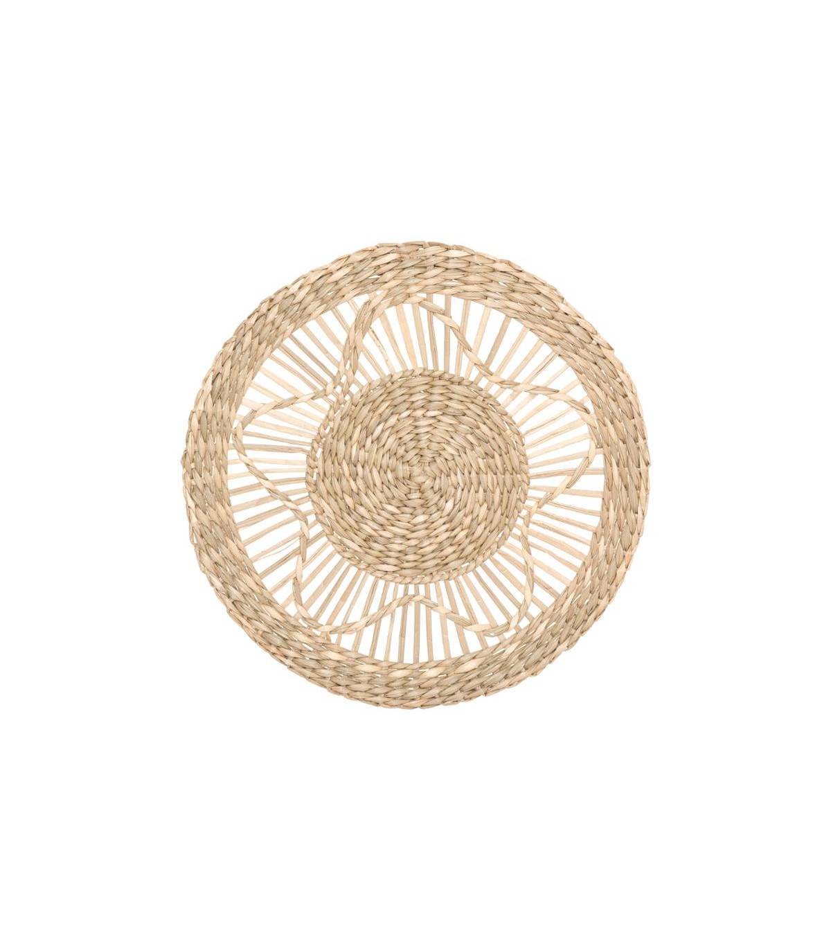 Set de 3 Décorations murales en Seagrass D 38 - 28 et 18 cm - Image 4