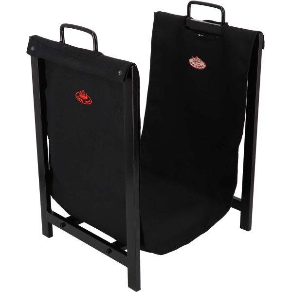 Esschert Design - Porte bûches en tissu avec support en métal Fancy Flames - Image 1
