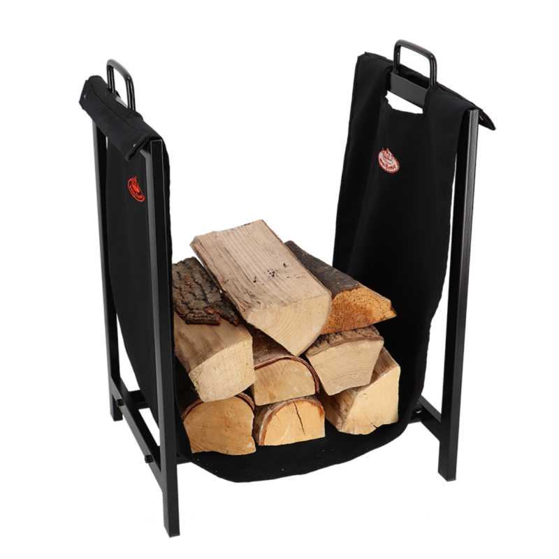 Esschert Design - Porte bûches en tissu avec support en métal Fancy Flames - Image 7
