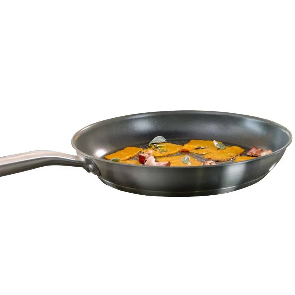 Poêle Virtuoso 250° revêtement antiadhésif acier inox noir Ø30 cm Tefal - Image 5