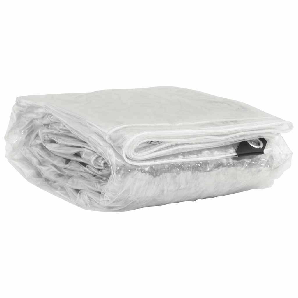 Maison Chic - Bâche de protection | Bâche transparente avec œillets 3 x 3 m PVC Maison Chic - Image 3