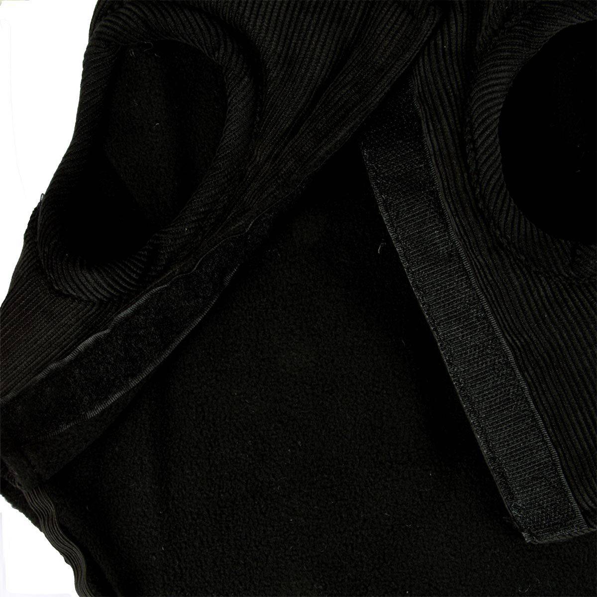 Love Story - Manteau Pour Chien "Velours Côtelé" 30cm Noir - Image 2