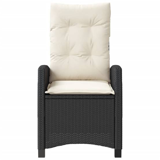 ComfortXL - Fauteuils de Jardin Relax Résine Tressée Dossier Inclinable pour Balcon Lot de 2 Noir – ComfortXL Outdoor Living - Image 5