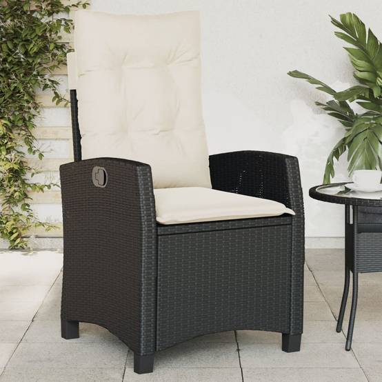 ComfortXL - Fauteuils de Jardin Relax Résine Tressée Dossier Inclinable pour Balcon Lot de 2 Noir – ComfortXL Outdoor Living - Image 3