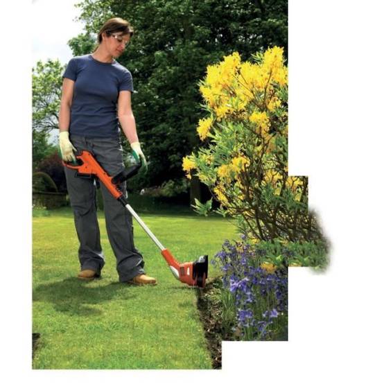Coupe-Bordure BLACK+DECKER 23 cm 18 V 2 Ah - GLC1823L20-QW - Tete Pivotante 180° - Image 6