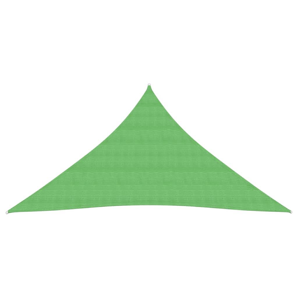 Helloshop26 - Voile toile d'ombrage parasol 160 g/m² PEHD 4 x 5 x 5 m vert clair - Image 2