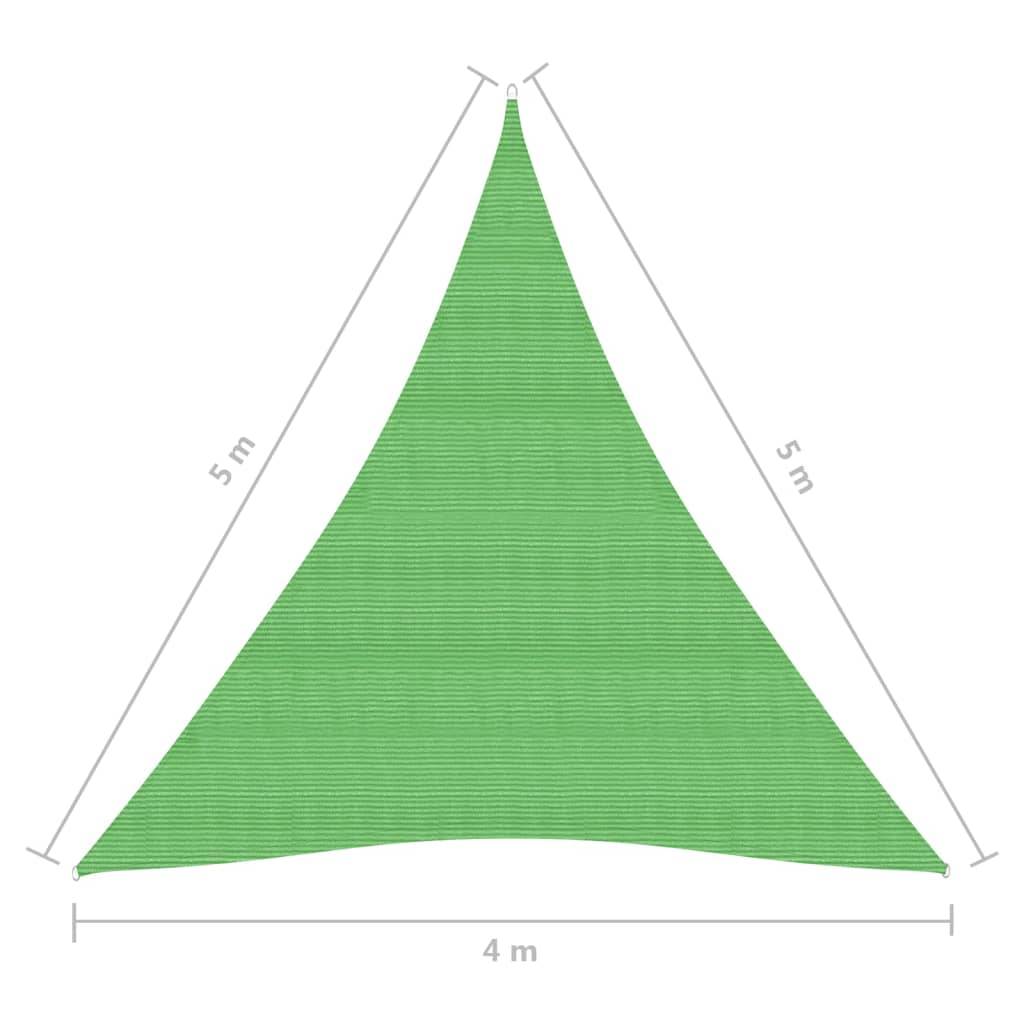 Helloshop26 - Voile toile d'ombrage parasol 160 g/m² PEHD 4 x 5 x 5 m vert clair - Image 6