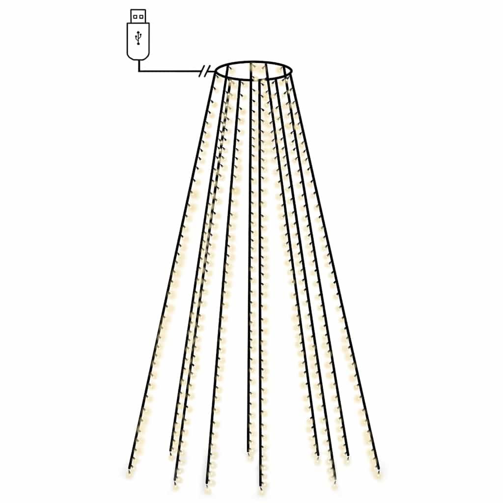 PANGIVO - Guirlande lumineuse PVC blanc froid 500 x 1 x 500 cm - PANGIVO - Image 2