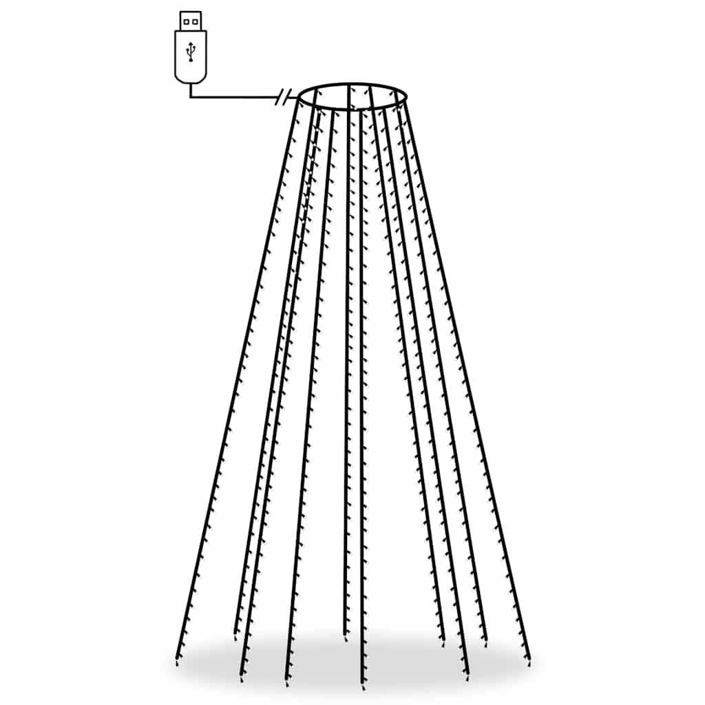 PANGIVO - Guirlande lumineuse PVC blanc froid 500 x 1 x 500 cm - PANGIVO - Image 6