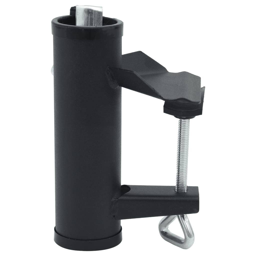 Lot de 2 Pinces à parasol pour balcon - accessoire parasol 25-38 mm acier - MEUBLE PRO - Image 3