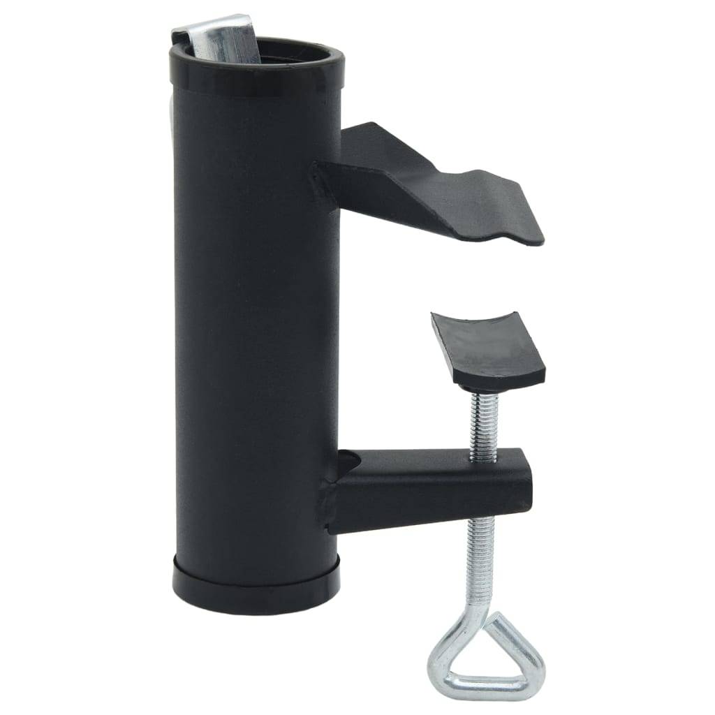 Lot de 2 Pinces à parasol pour balcon - accessoire parasol 25-38 mm acier - MEUBLE PRO - Image 4