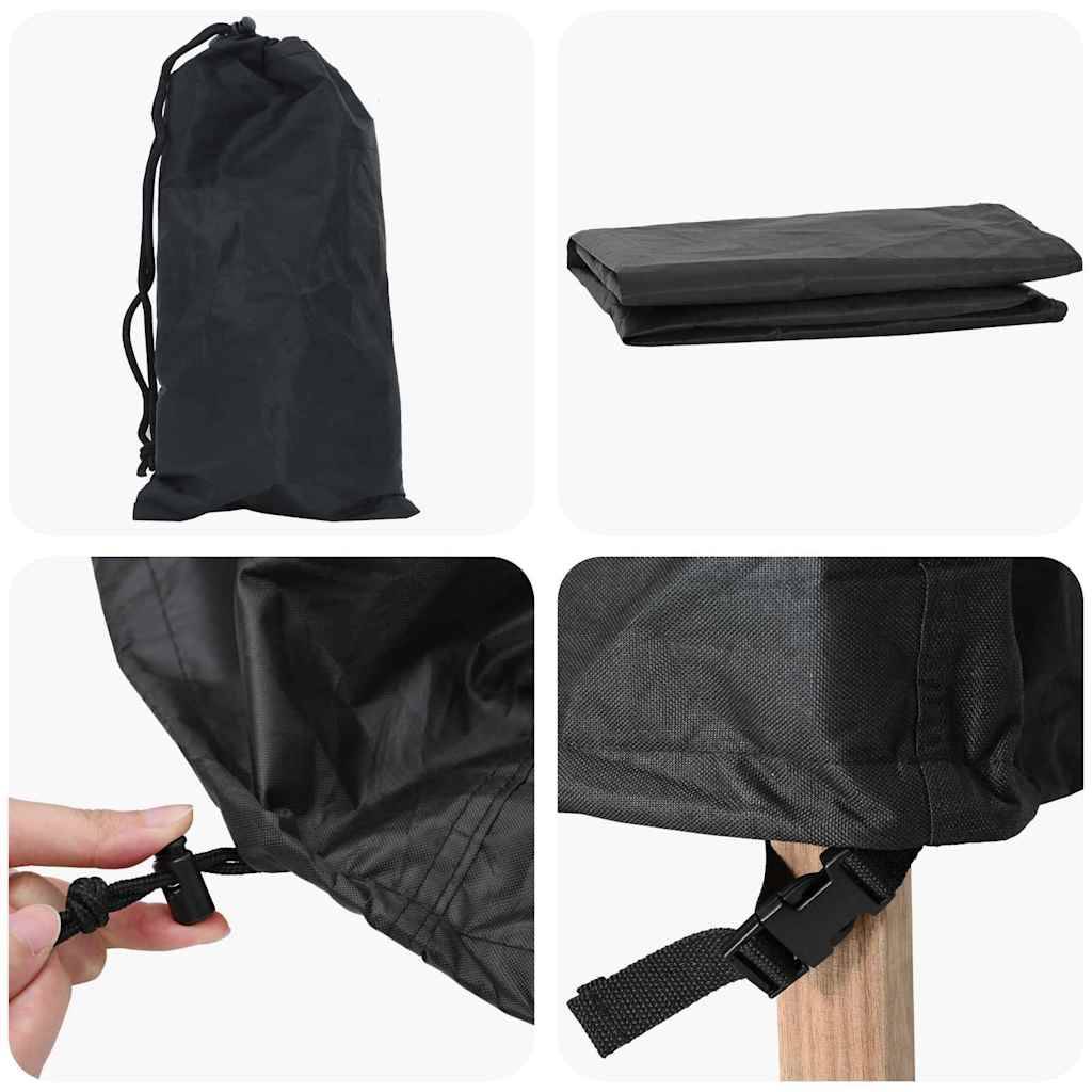 ComfortXL - Bâche de Protection XXL Haute Tissu Oxford 420D Imperméable pour Salon de Jardin Noir 320x320x85 cm – ComfortXL Outdoor Living - Image 8