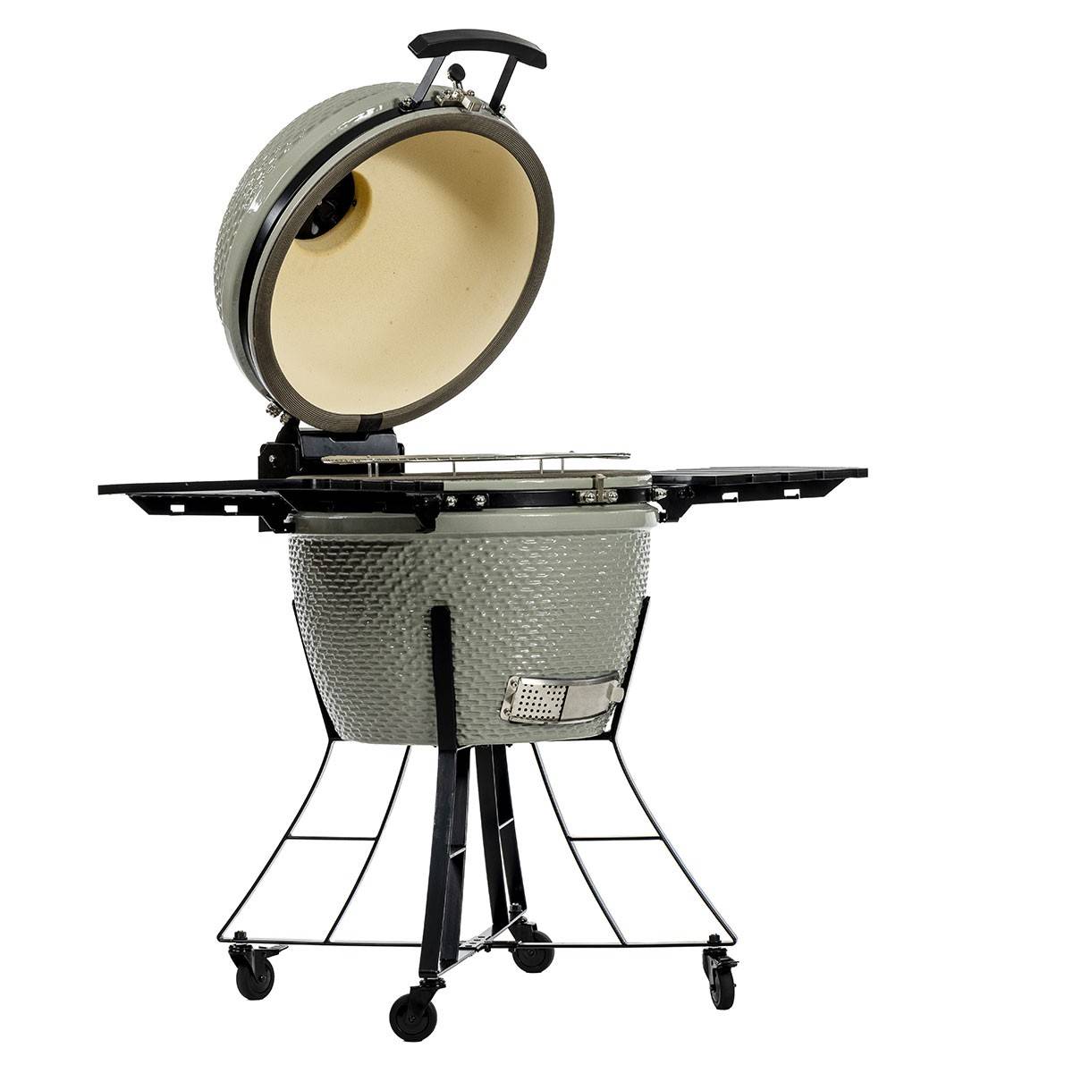 Barbecue à charbon Kamado Gris Céramique Grille Ø 52cm 134 x 77 x 120 cm PIT BOSS - Image 1
