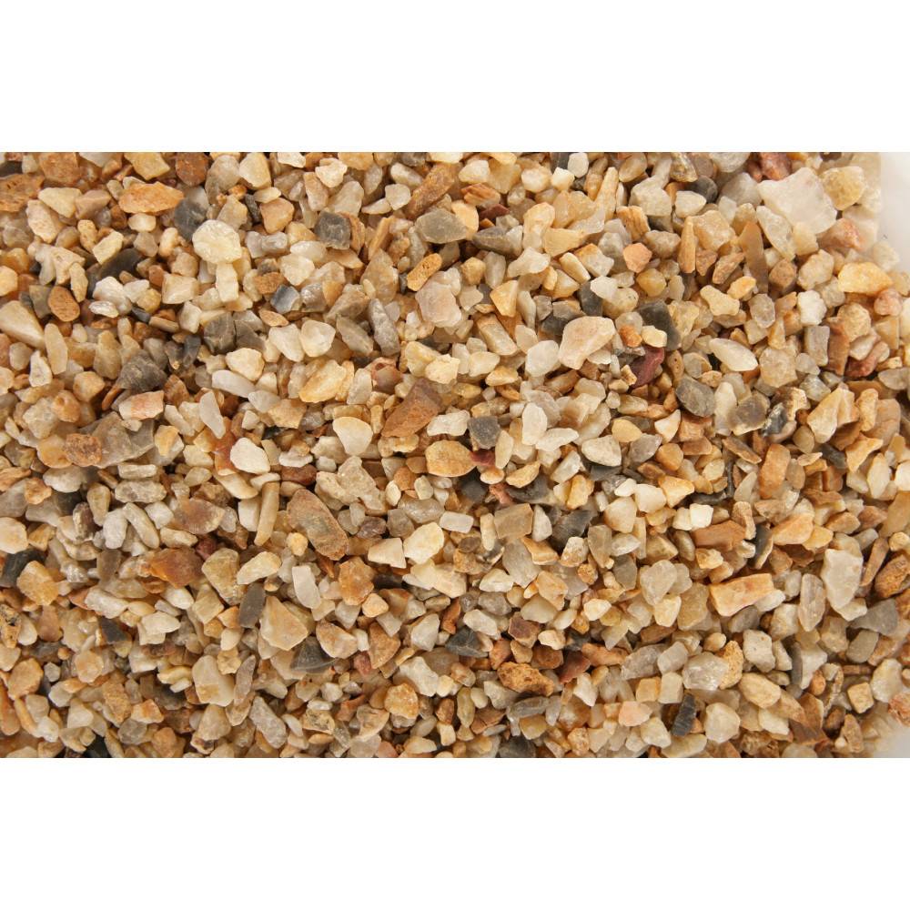 animallparadise - Sol décoratif 2-5 mm naturel quartz jaune AquaSand 1 kg pour aquarium. - Image 2