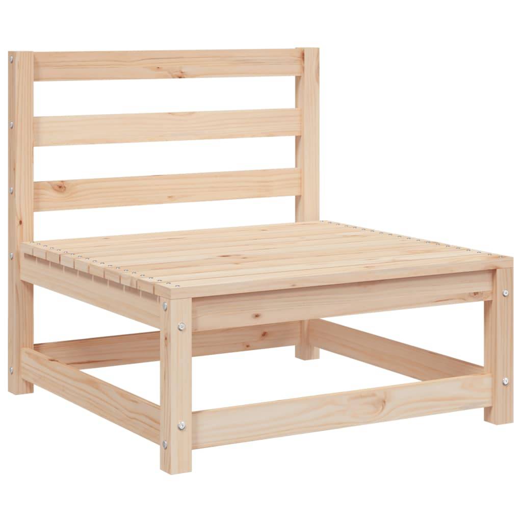 Vidaxl - Canapé de jardin et repose-pieds 2 places bois de pin massif vidaXL 837970 - Image 8