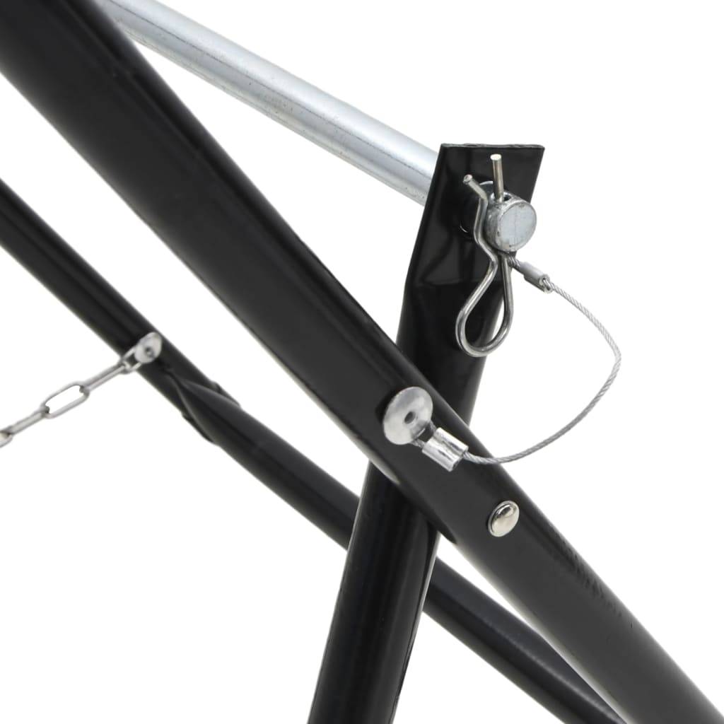 Chariot pour enrouleur de tuyau acier noir 54 x 45 x 54 cm - PANGIVO - Image 7