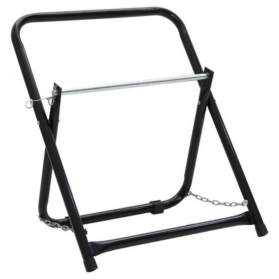 Chariot pour enrouleur de tuyau acier noir 54 x 45 x 54 cm - PANGIVO - Image 1
