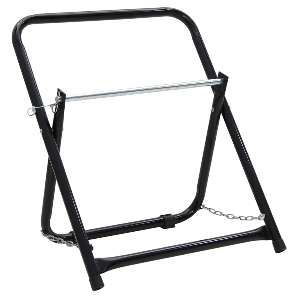 Chariot pour enrouleur de tuyau acier noir 54 x 45 x 54 cm - PANGIVO - Image 1