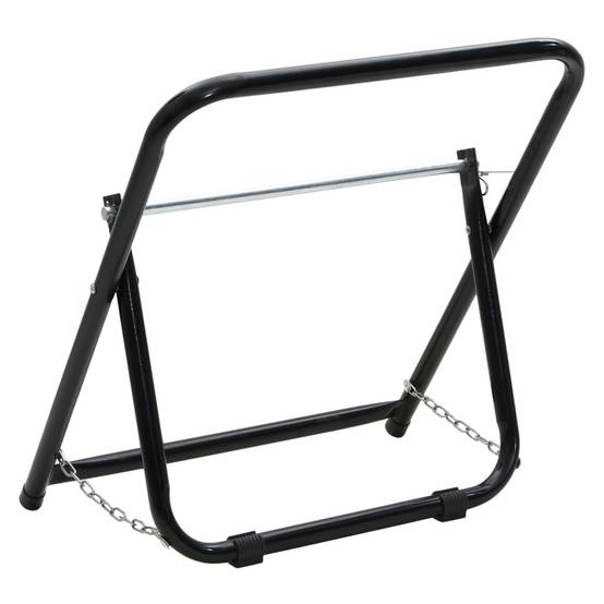 Chariot pour enrouleur de tuyau acier noir 54 x 45 x 54 cm - PANGIVO - Image 5