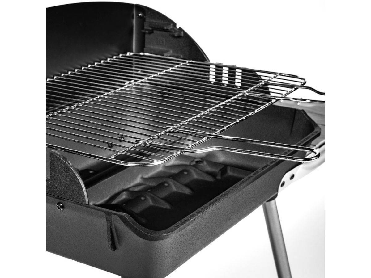 Somagic - Barbecue à charbon Excel Duo Grill sur chariot + Tournebroche - Somagic - Image 4