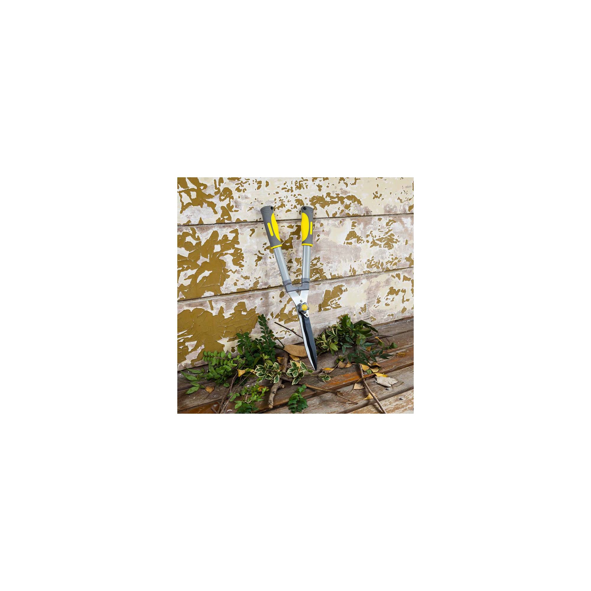 Cisaille à haie lames ondulées - Suan - Revêtement anti adhérence - Dimensions : 58 x 21 cm - Image 6