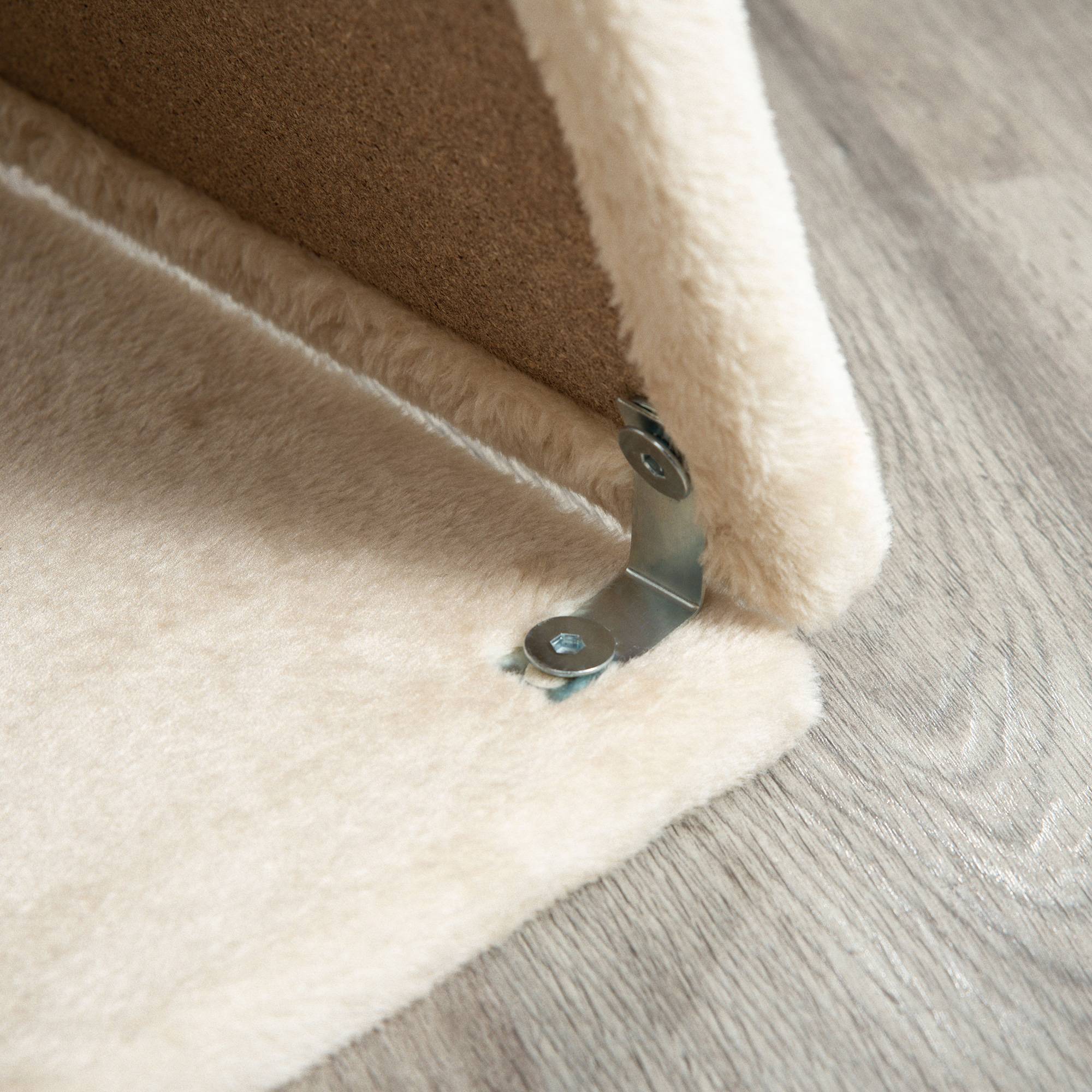Sans Marque - Arbre à chats design cosy chic multi-équipements centre d'activités griffoirs grattoir plateformes brun clair - Image 10
