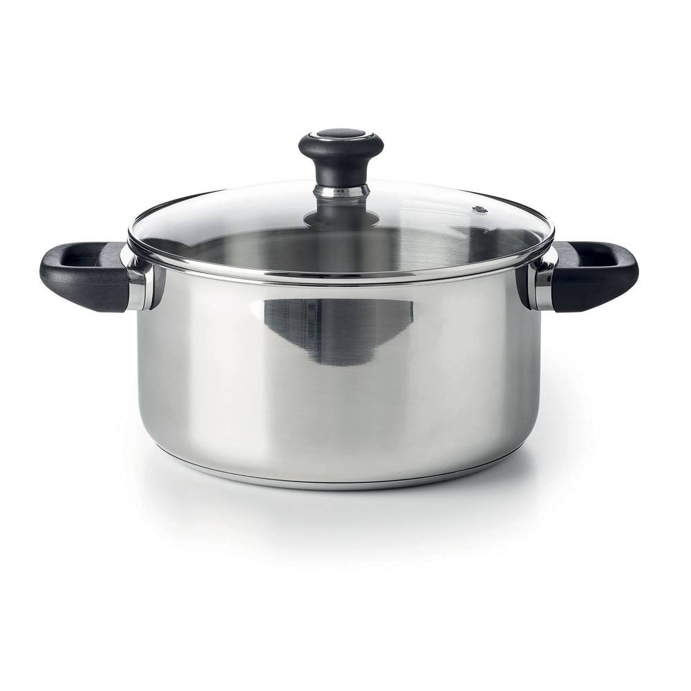 Faitout et couvercle Polo 1,5 l en inox - Image 1