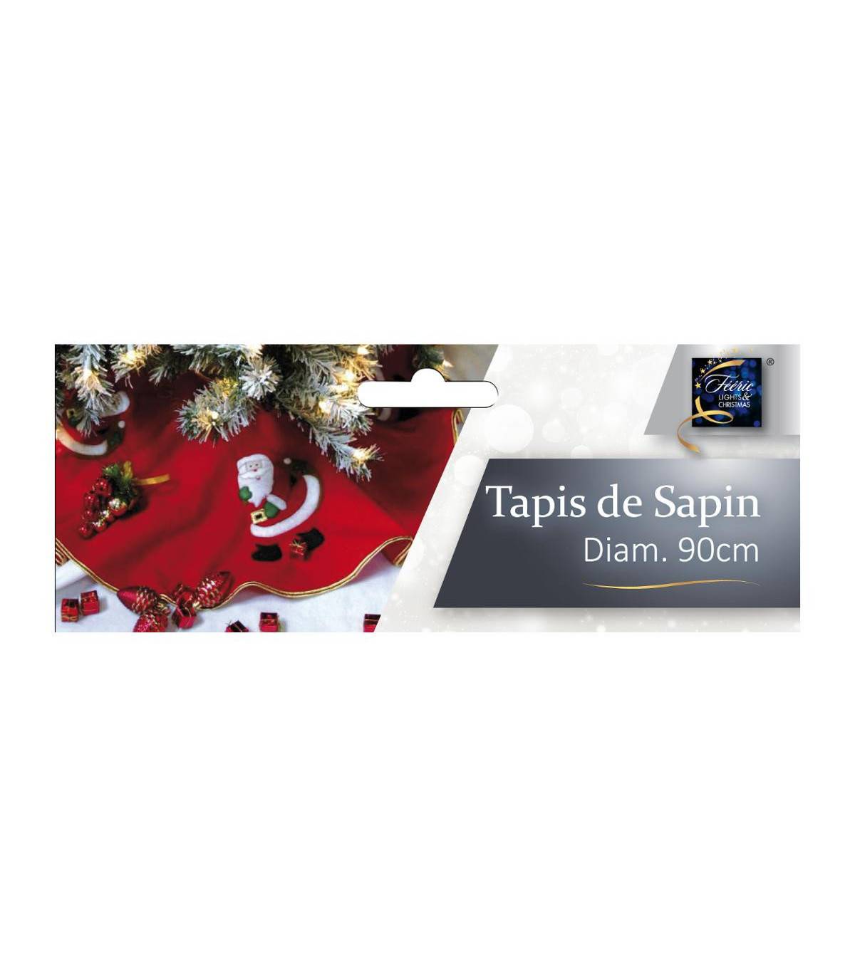 Déco de Noël Tapis pour pied de Sapin en Feutrine D 90 cm - Image 3