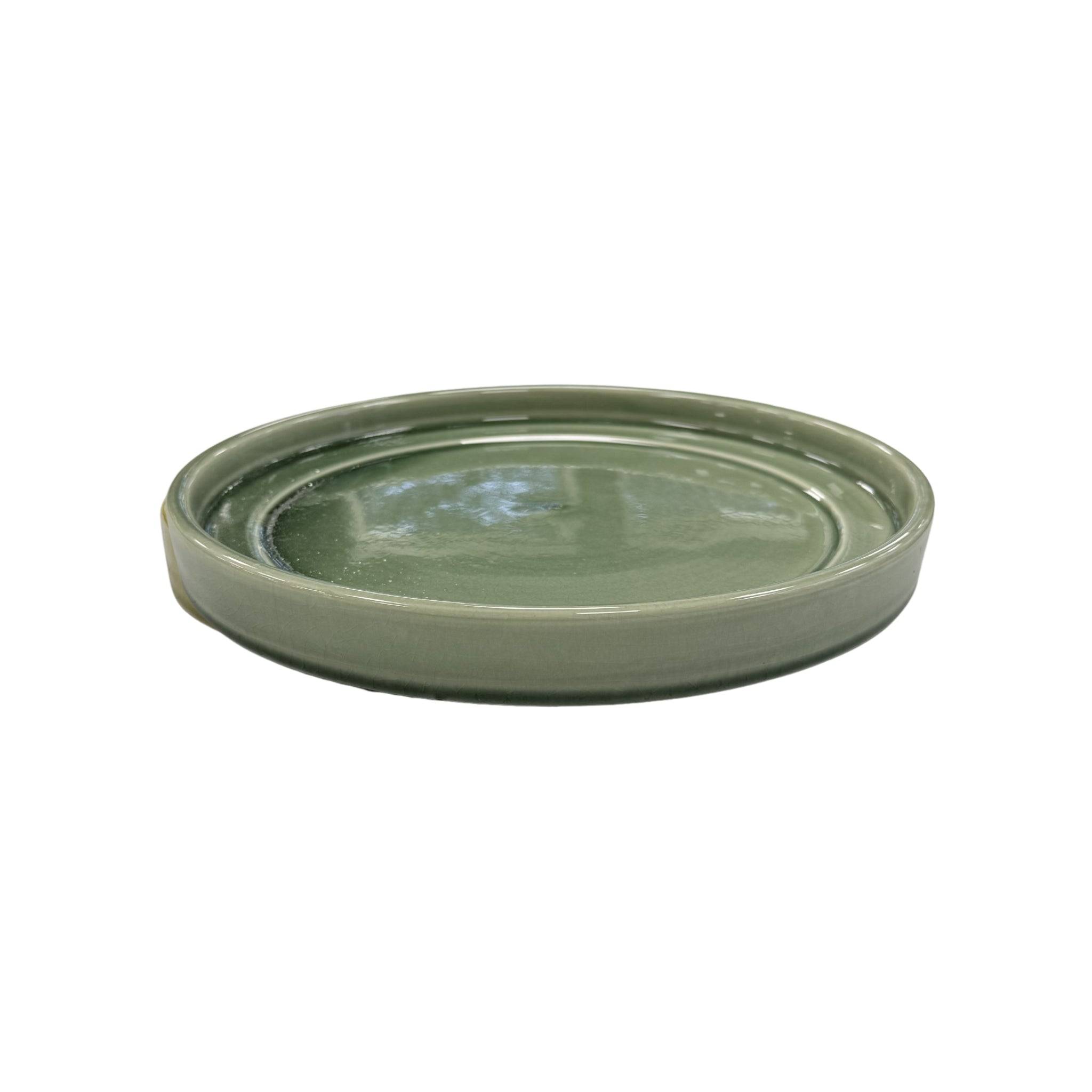 Soucoupe 35cm vert de gris - Image 3