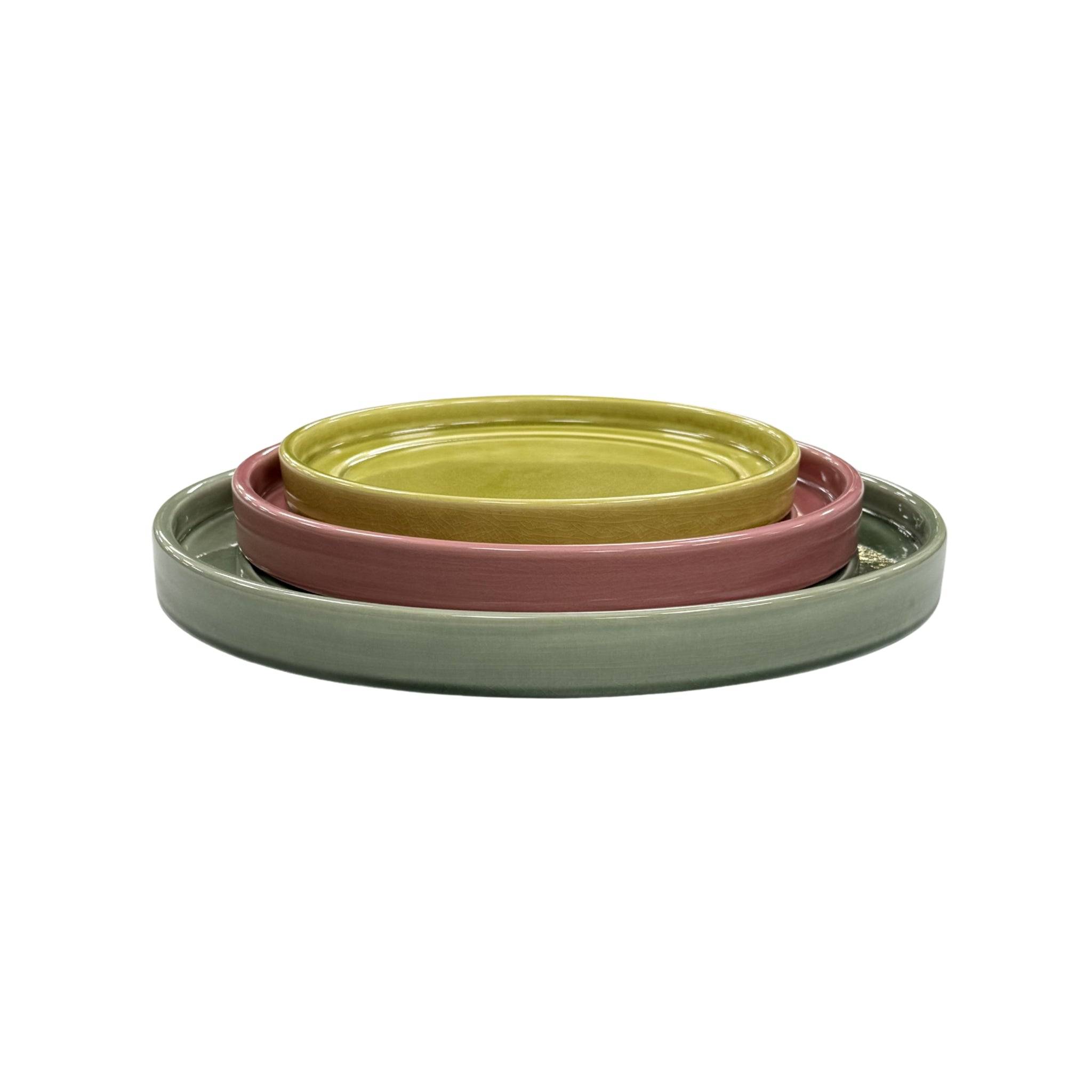 Soucoupe 35cm vert de gris - Image 7