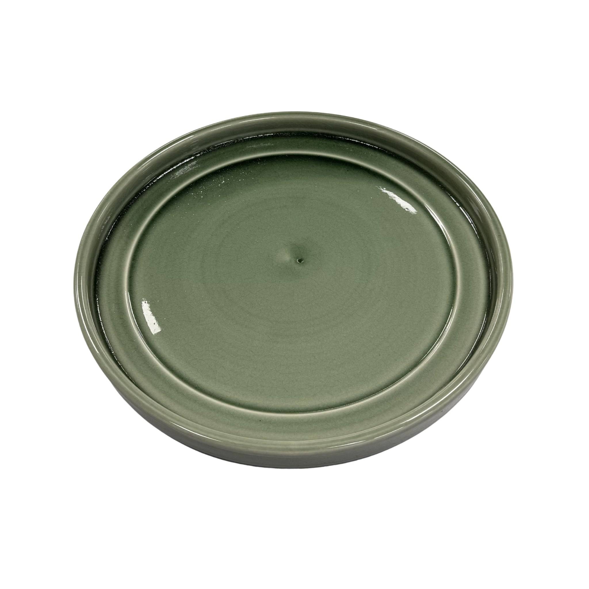 Soucoupe 35cm vert de gris - Image 2