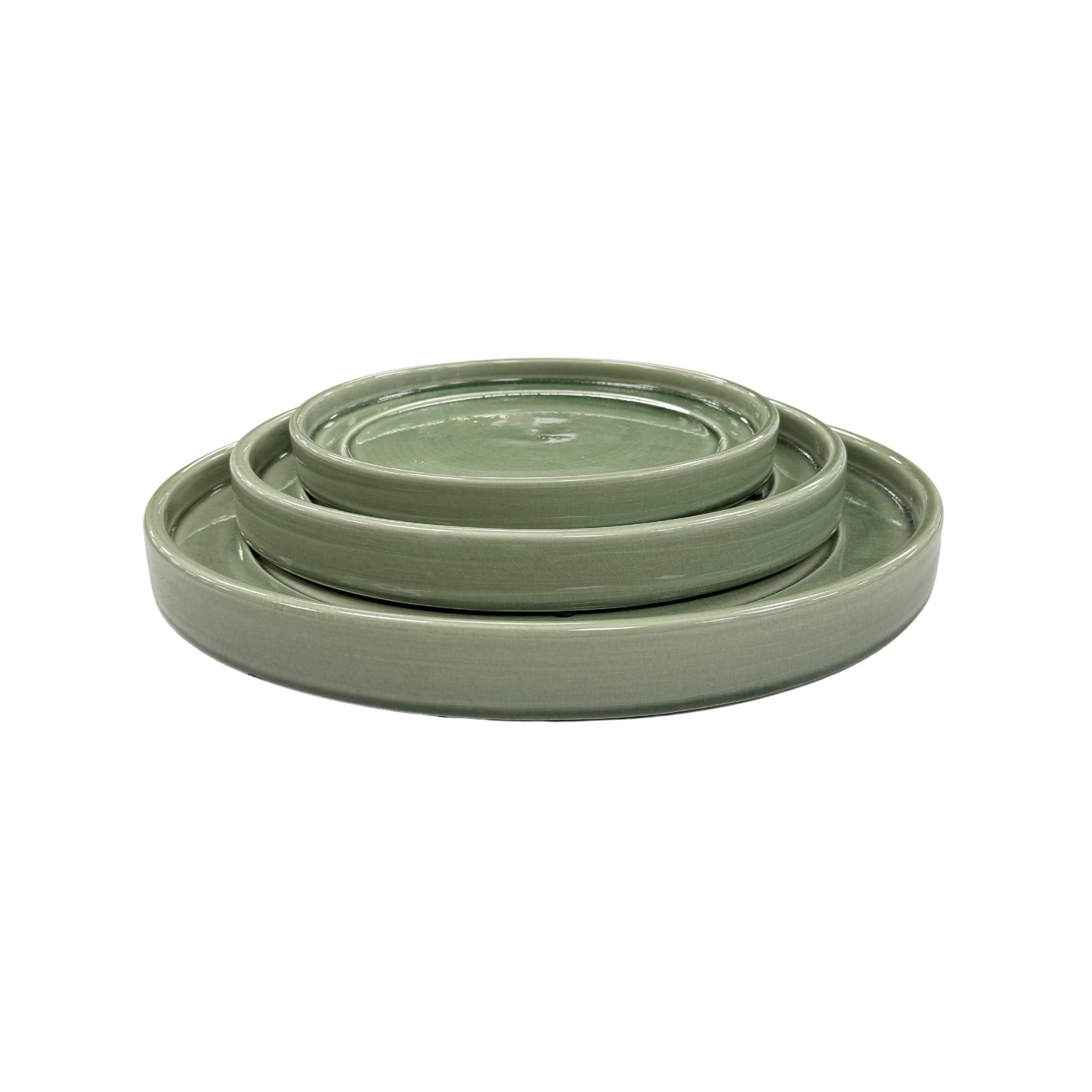 Soucoupe 35cm vert de gris - Image 5