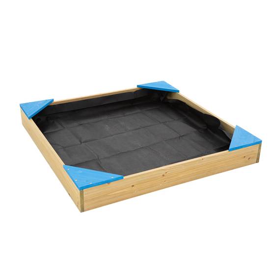 Tp Toys - Bac à sable enfant avec bâche et couverture bois FSC® - Image 6