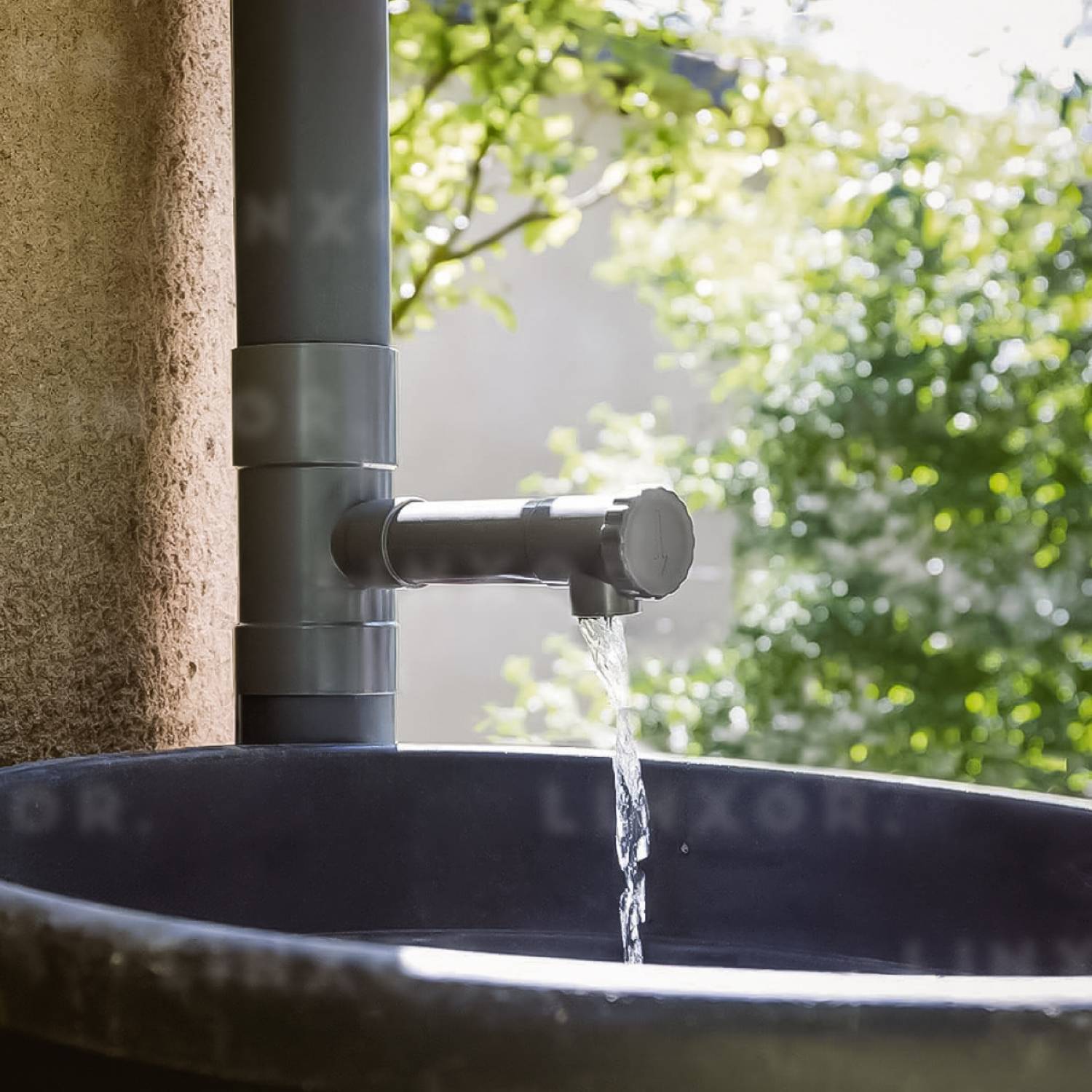 Linxor - Collecteur, récupérateur d'eau de pluie pour gouttière - Diamètre 8 cm - Linxor - Image 2