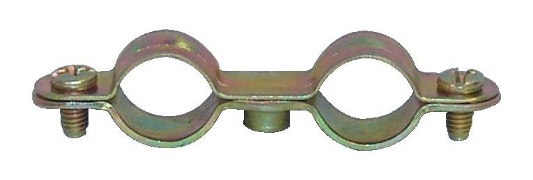Collier double de plomberie bichromaté 16 boite de 100 - ULTIMA - 200016P