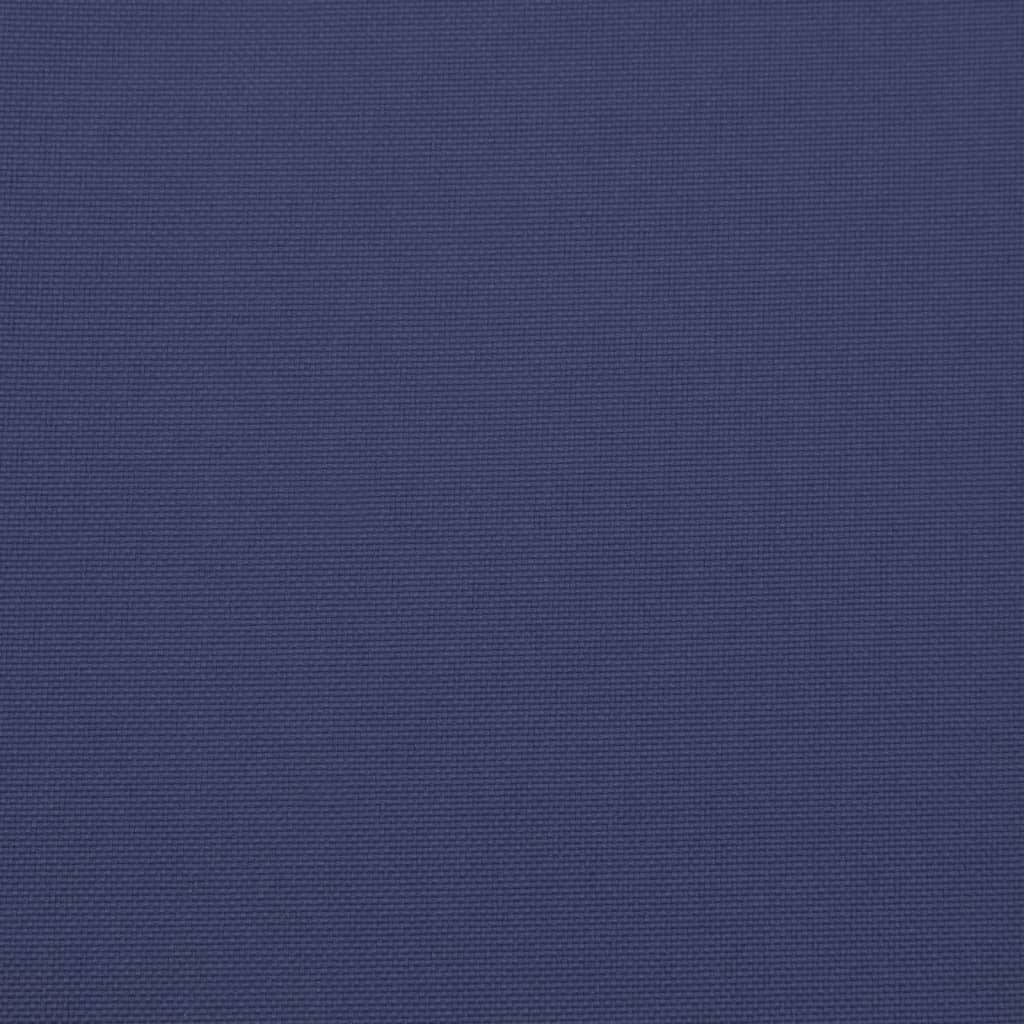 Lot de 4 Coussins Chaise de Jardin Dossier Bas Tissu Polyester Déperlant Bleu Marine 100x50x4cm – ComfortXL Outdoor Living - Image 9
