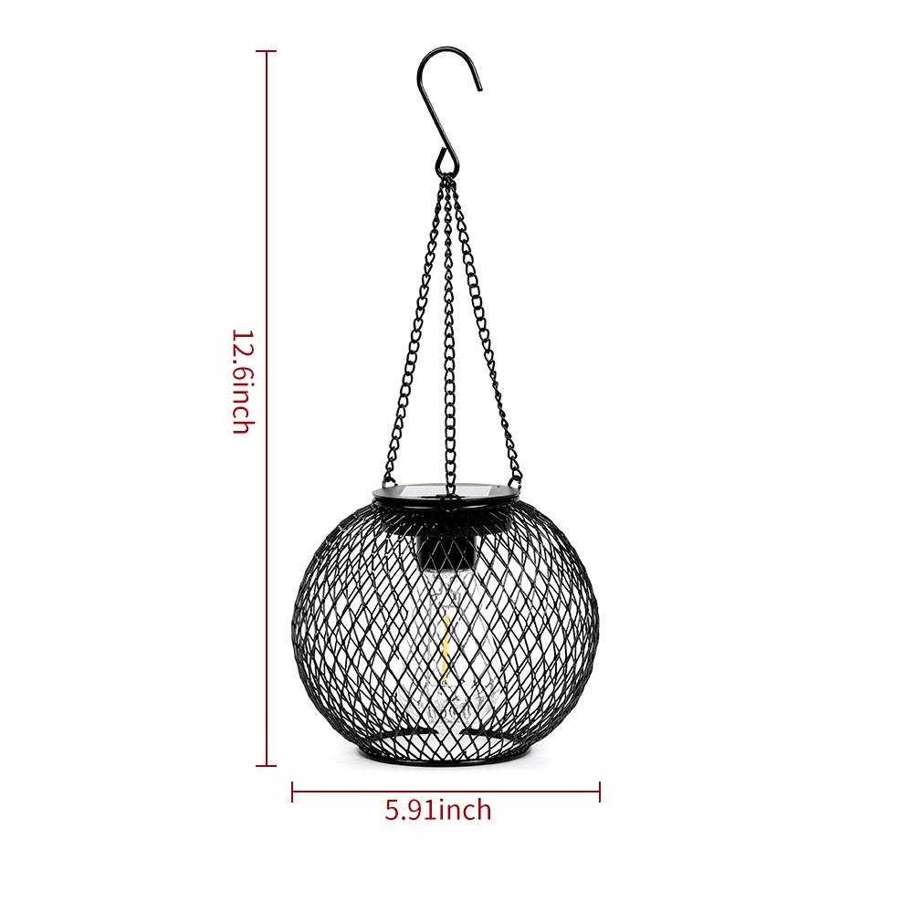 IntiMeg - Lanterne Solaire Extérieure Métal pour Jardin - IntiMeg - Image 2