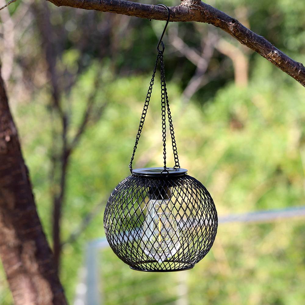 IntiMeg - Lanterne Solaire Extérieure Métal pour Jardin - IntiMeg - Image 3