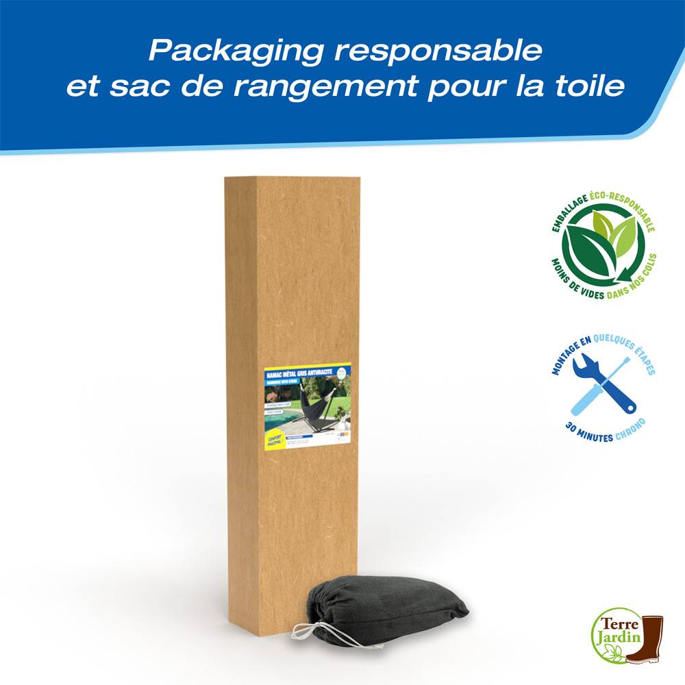 Hamac sur pied métal ZenCool - Image 3
