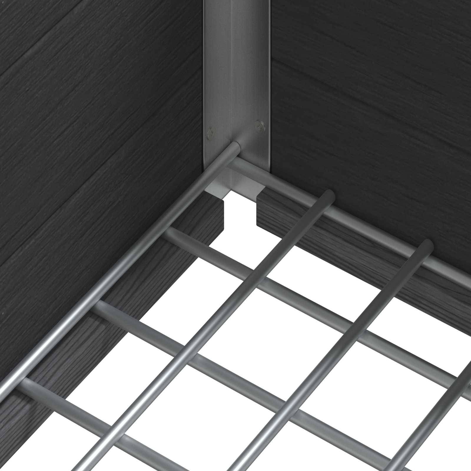 Prolenta Premium - Jardinière aluminium gris  100 x 30 x 42 cm  - Prolenta premium p356.3 - Image 7